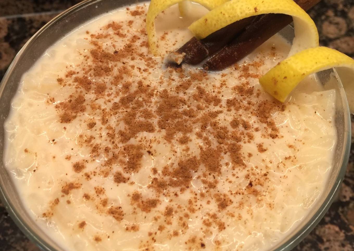 Arroz con leche sin lactosa