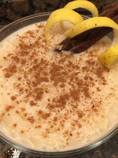 Una foto de Arroz con leche sin lactosa