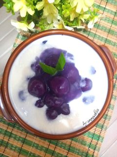 Foto resep Bubur Candil Ubi Ungu (week50)