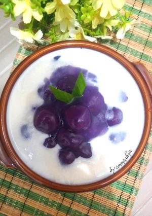 Foto resep Bubur Candil Ubi Ungu (week50)
