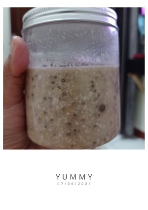 Foto resep Overnight Banana Oat (Diet)