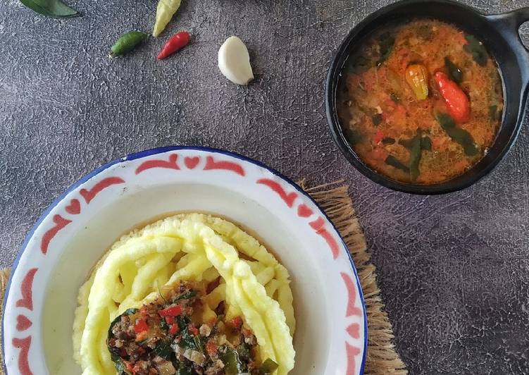 Resep Kurupuk banjur sambal oncom yang nikmat