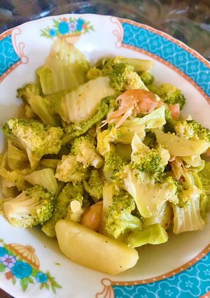 Foto resep Tumis sawi putih brokoli