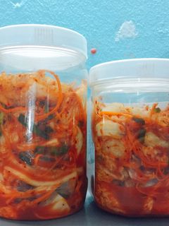 Hình của món Kim chi.