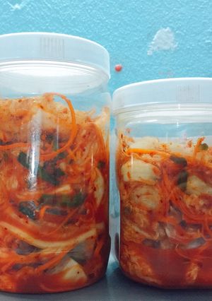 Hình của món Kim chi.