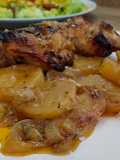 Muslos de pollo al horno al estilo turco