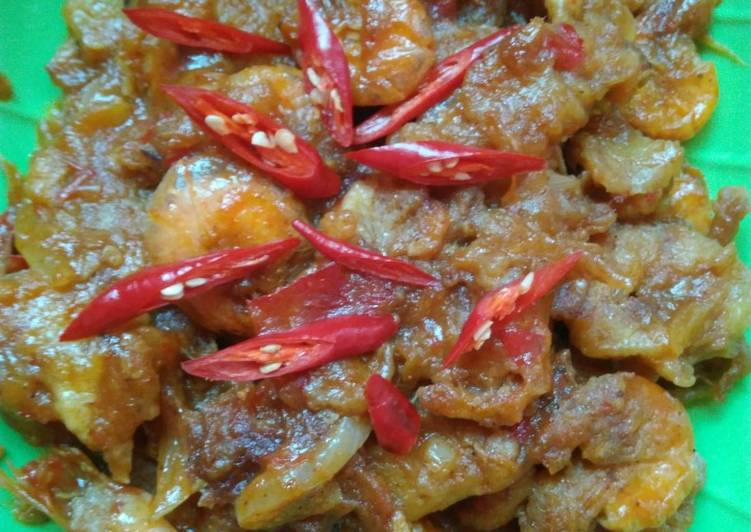 Resep Udang asam manis Anti Gagal
