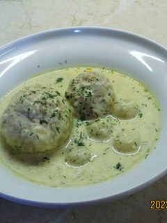 Töltött karalábé kaprosan recept fotója