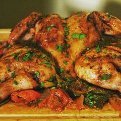 A picture of Harissa Chicken Bake.