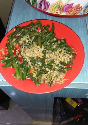 Foto resep Tumis tauge kacang panjang