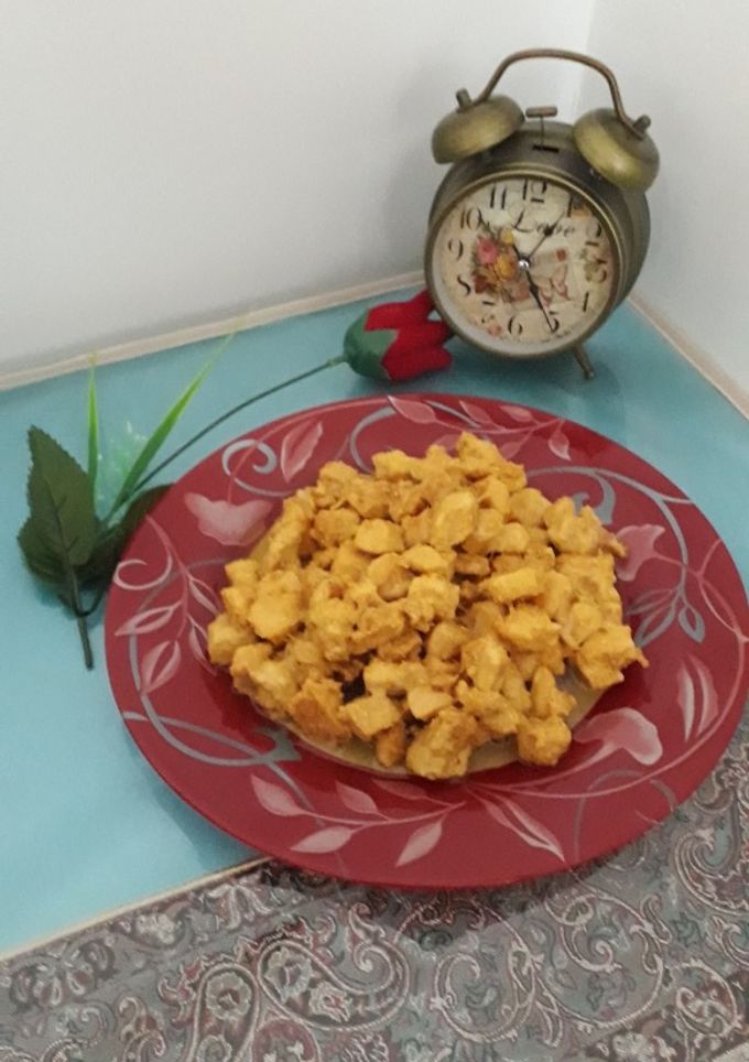 عکسی از دستور جوجه ماهیتابه ای