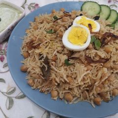 Chana pulao A picture of Chana pulao.