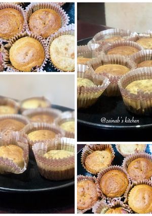 A picture of Banana muffins🍌.