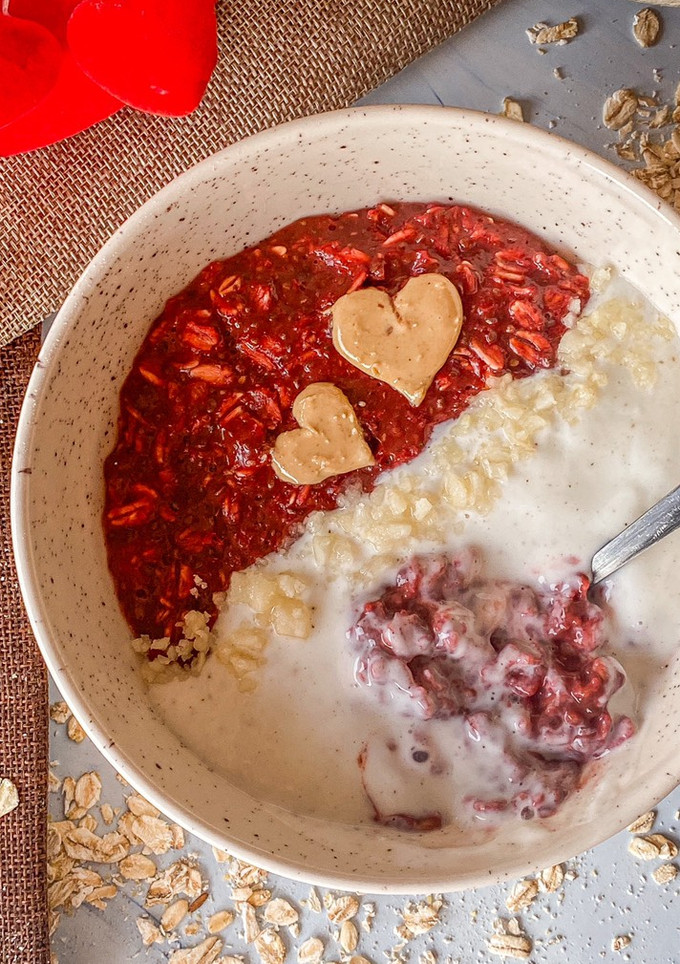Una foto de Porridge Red Velvet