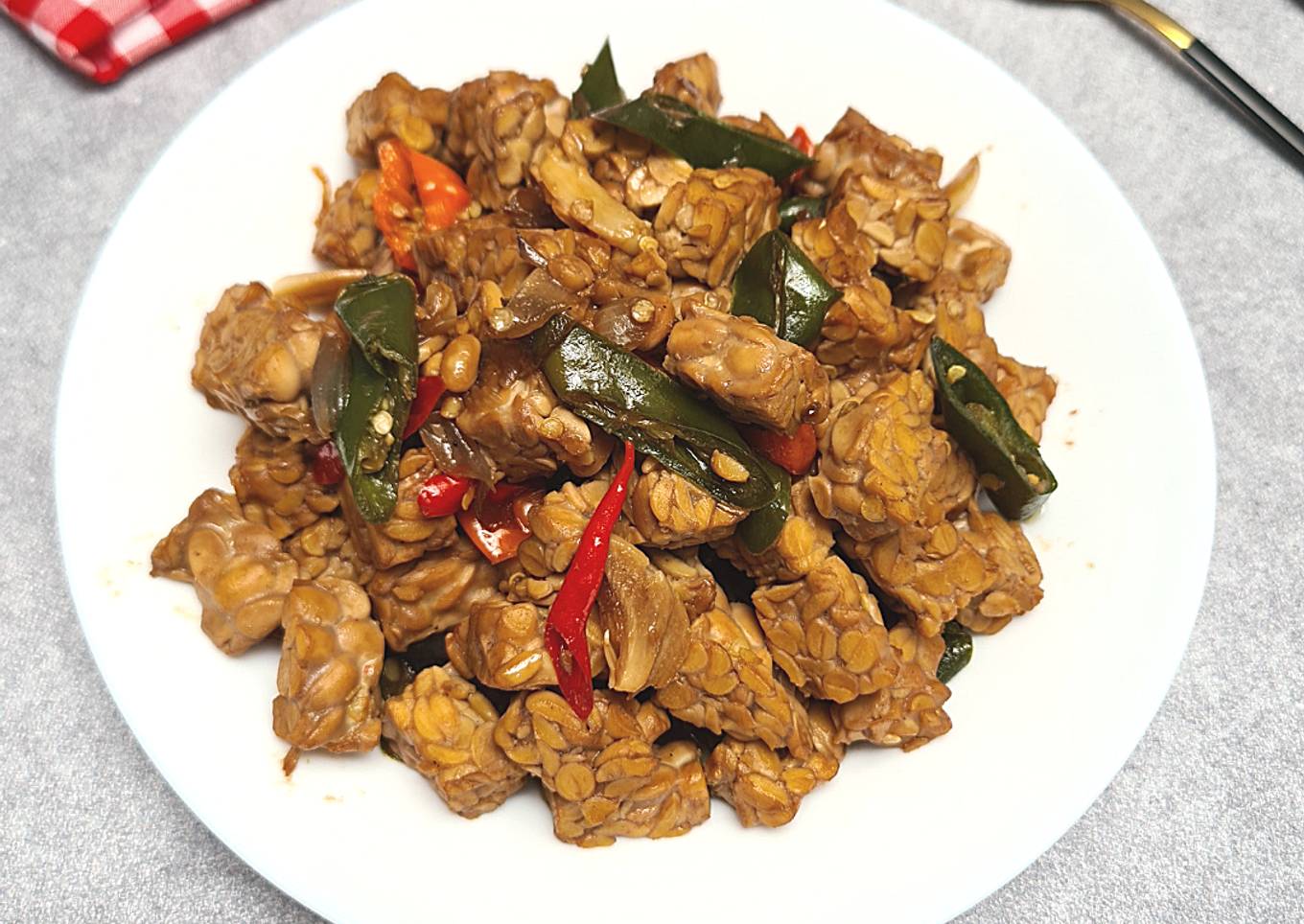 Orek Tempe Basah (Less Oil)
