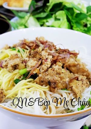 Hình của món Hủ tiếu mì khô.