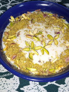A picture of Pistachio Coconut Pudding.