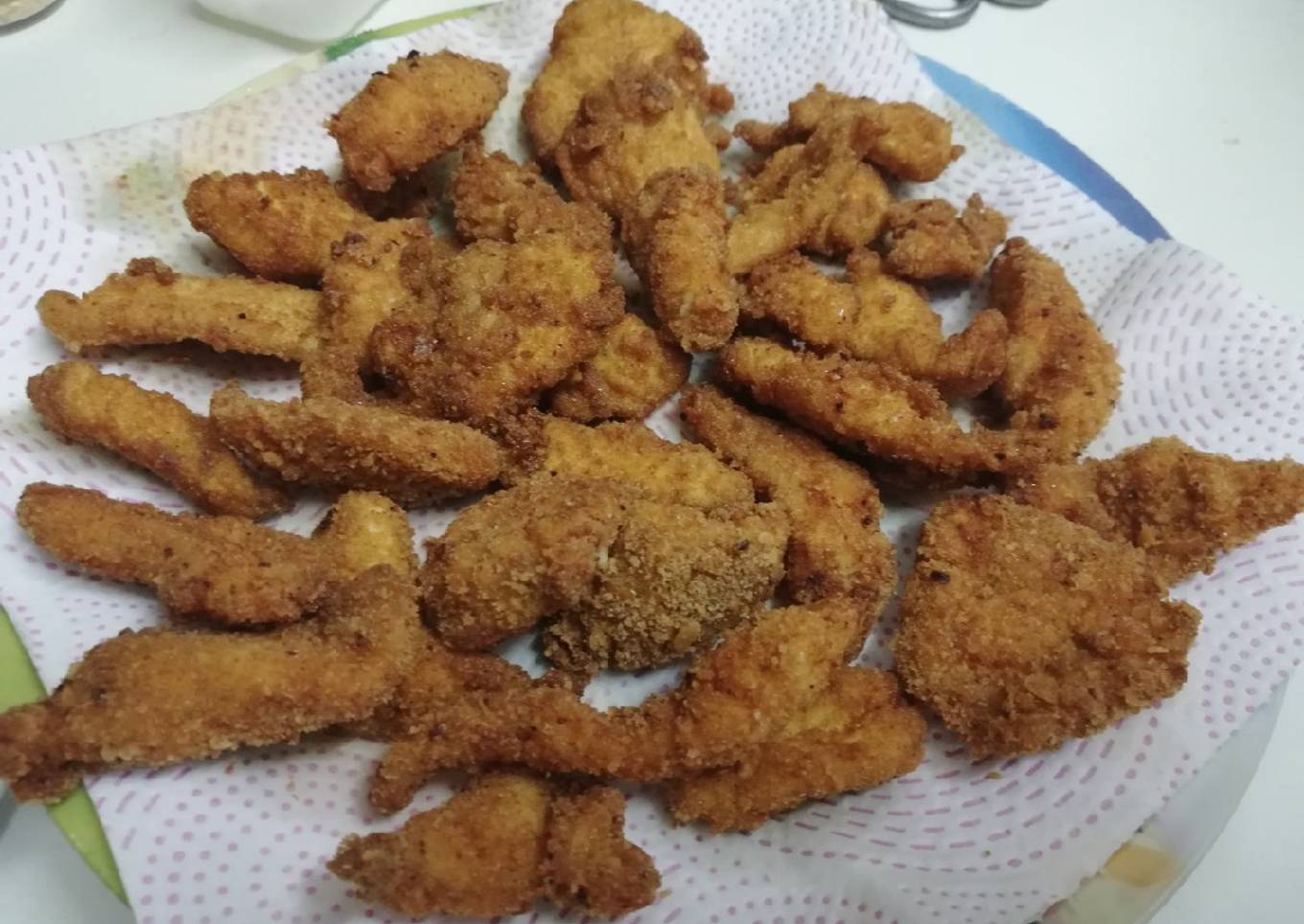 Fingers de pollo al curry picantes 🌶🐔