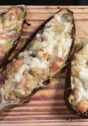 Una foto de Berenjenas rellenas (y siguen las variantes!)