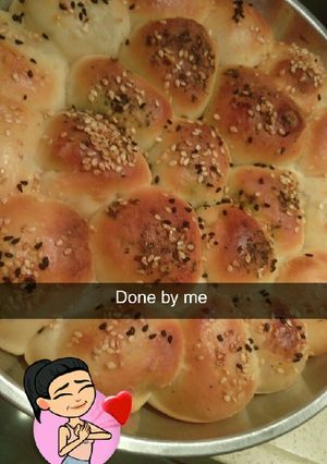 صورة لوصفة خليه النحل بالجبنه والزعتر