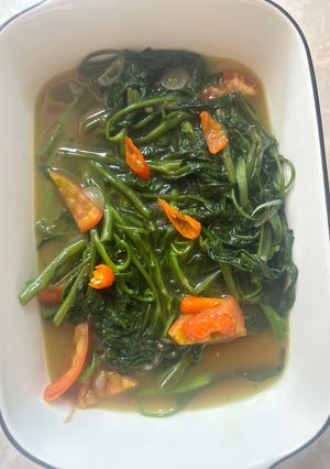 Foto resep Tumis Kangkung Terasi Simple