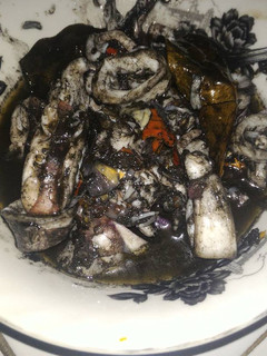 Foto resep Cumi tinta hitam pedessss