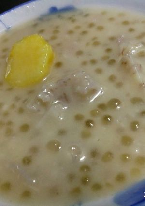 Foto resep Bubur talas dan sagu ala pelangi