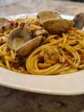 Espaguetis a la vongole