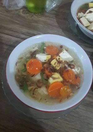 Foto resep Sop ayam telur