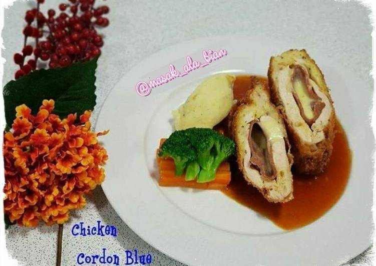 Langkah Mudah untuk Menyiapkan Chicken Cordon Bleu, Lezat