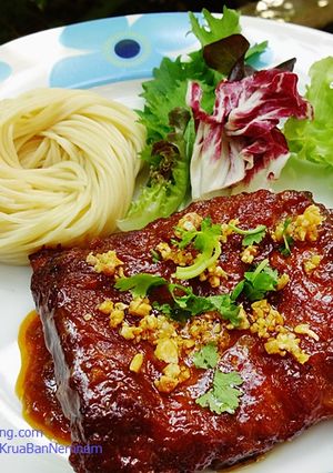 รูปของ พาสต้าซี่โครงหมูอบ