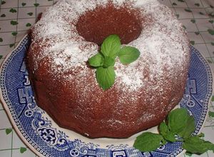 Una foto de Bizcochuelo de Chocolate y Menta fresca