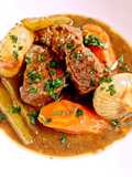Spezzatino con Verdure Stufate in Salsa di Guinness