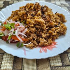 A picture of Easy Chana Dal Kabuli Pulao 🍚✨.