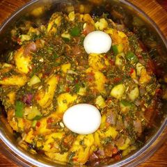 A picture of Irish potatoes stir fry mixed vegetable porridge..mouthwatering.