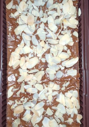 Foto resep Brownies Almond Shuny Crust & Fuggy