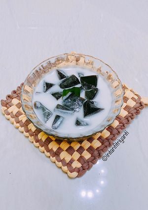 Foto resep Cincau Hitam Kuah Santan