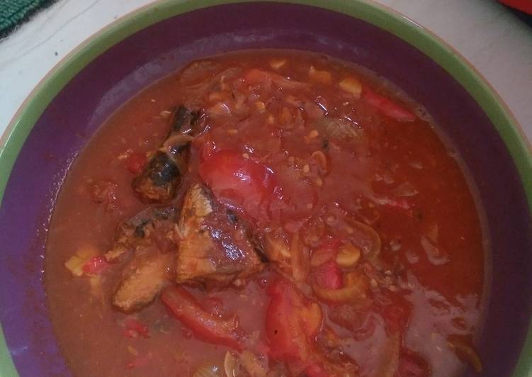 Resep Sarden saus tomat Sederhana Untuk Jualan