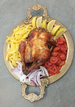 عکسی از دستور مرغ بریان در توستر