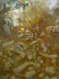 Setas con pollo