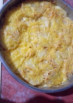 صورة لوصفة غراتان البطاطا 😋😋😋
