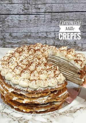 Foto resep Tiramisu Mille Crepes
