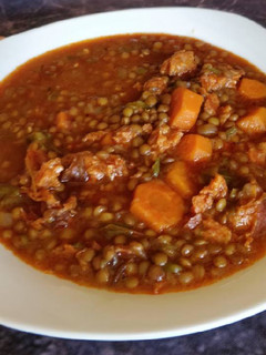 Una foto de Lentejas con chorizo