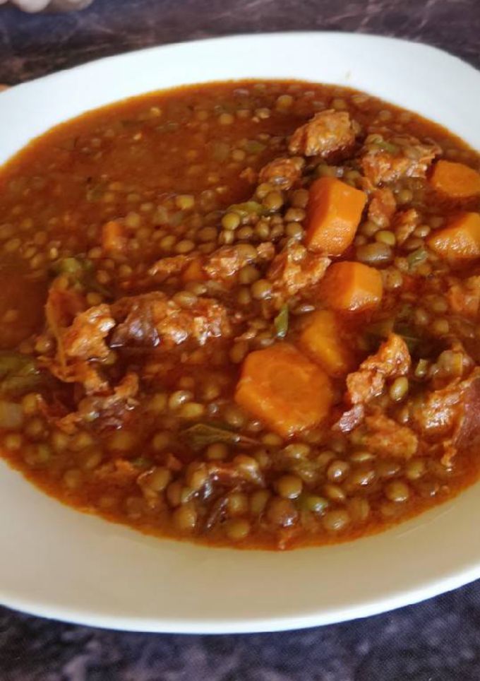 Una foto de Lentejas con chorizo