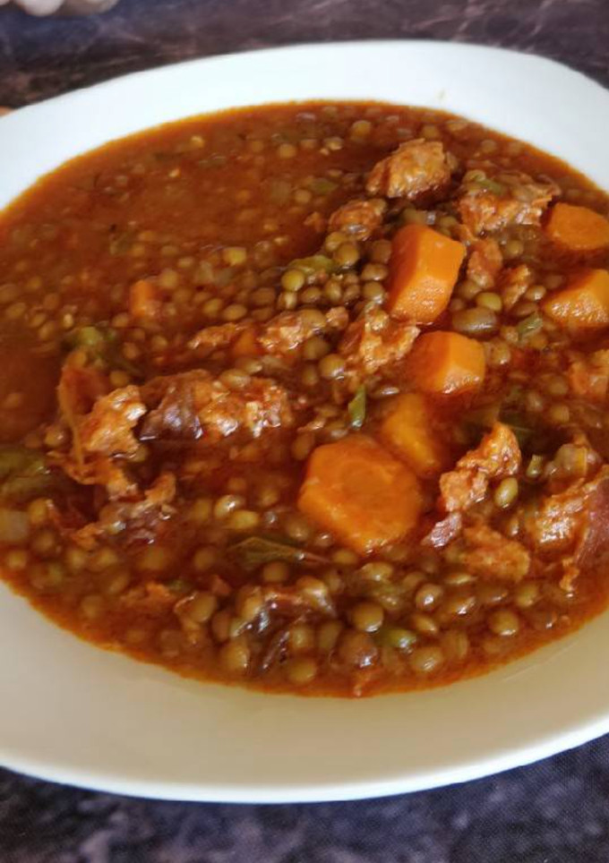 Una foto de Lentejas con chorizo