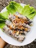 Vietnamese Steamed Rice Rolls (Bánh cuốn) Using Rice Paper