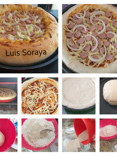 Foto resep Pizza dough (adonan pizza)