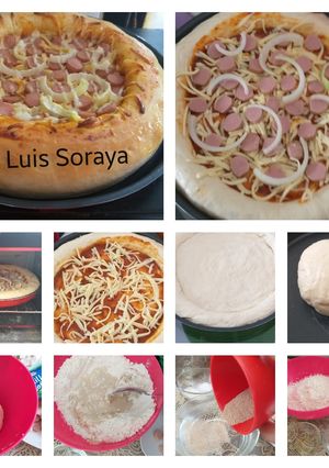 Foto resep Pizza dough (adonan pizza)