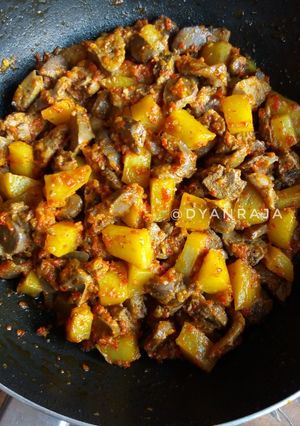 Foto resep Balado Ati Ampela Kentang