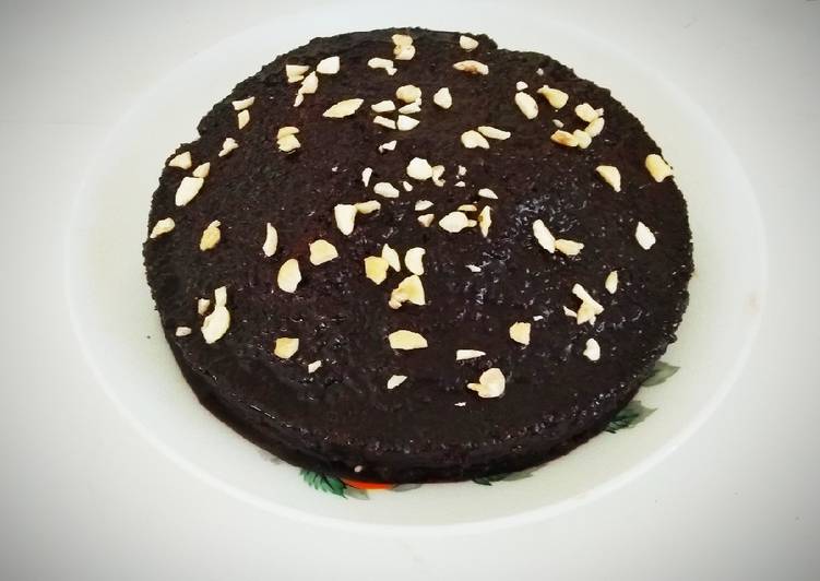 Recipe of Favorite Dark Chocolate Besan Cake